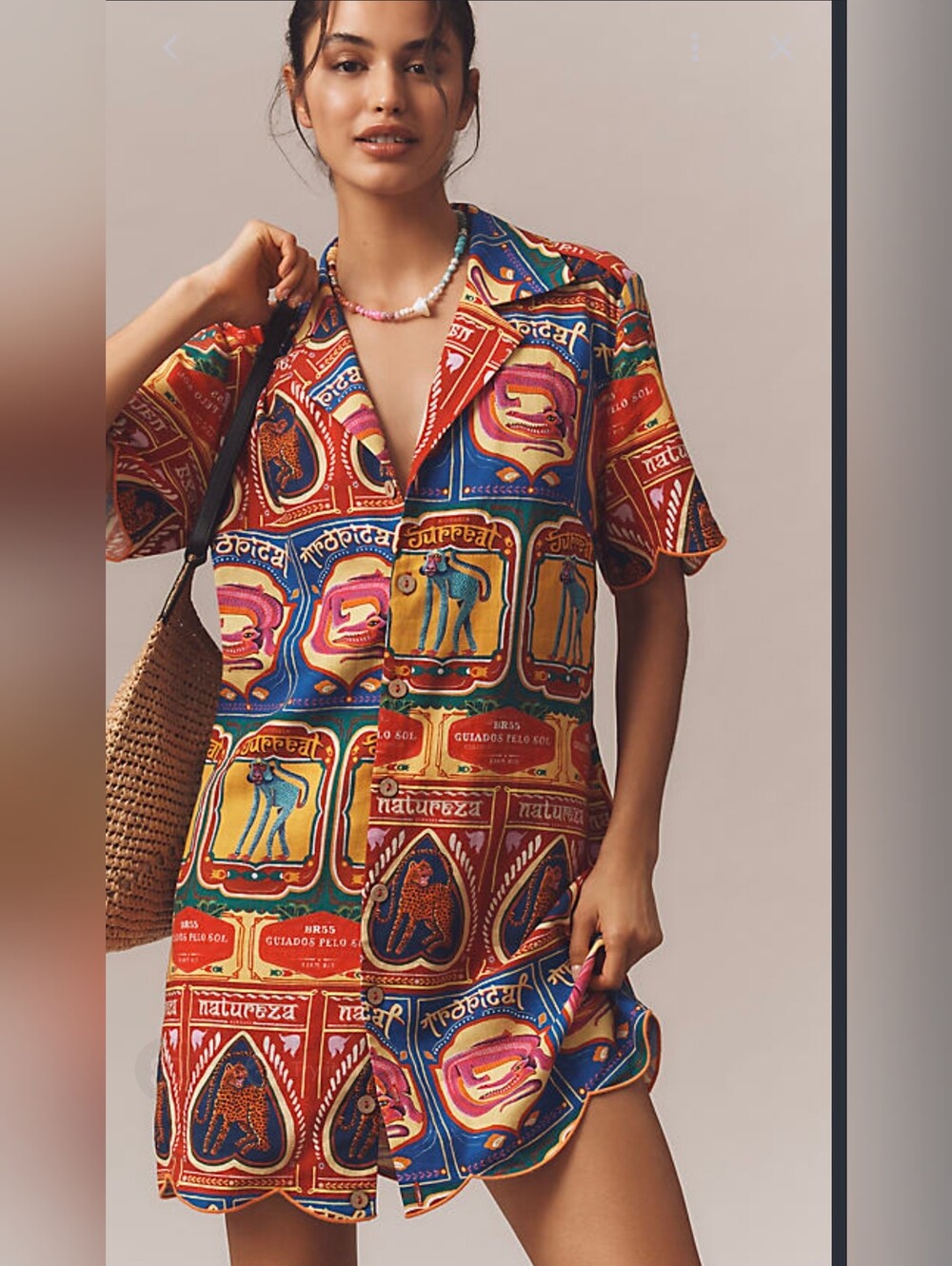FARM Rio Multicolor Printed Dress